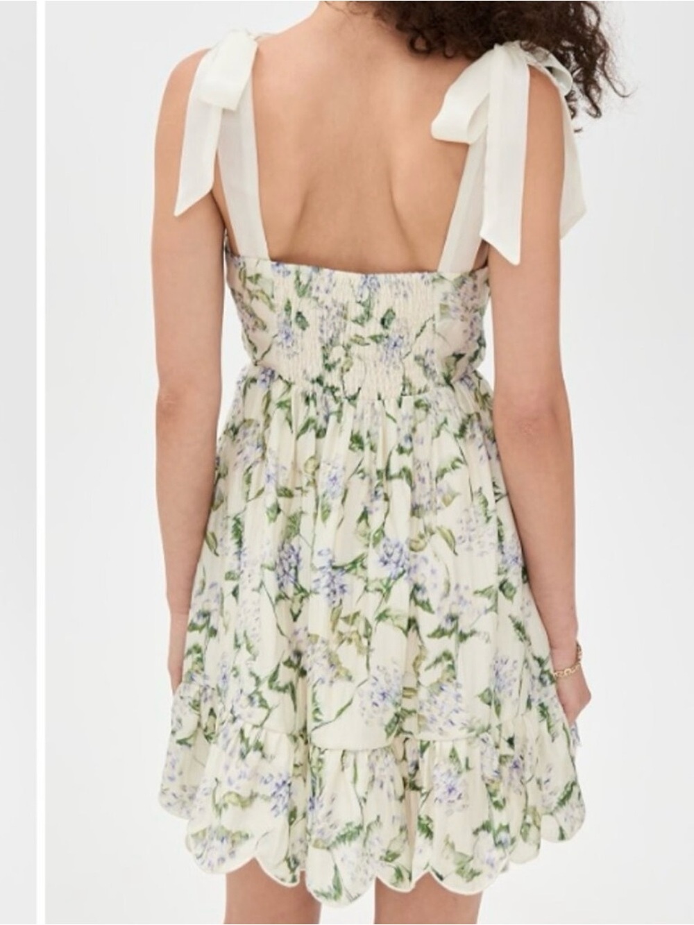En Saison Charleston Floral Tie-Shoulder Mini Dress - Size XS - Picture 8 of 13